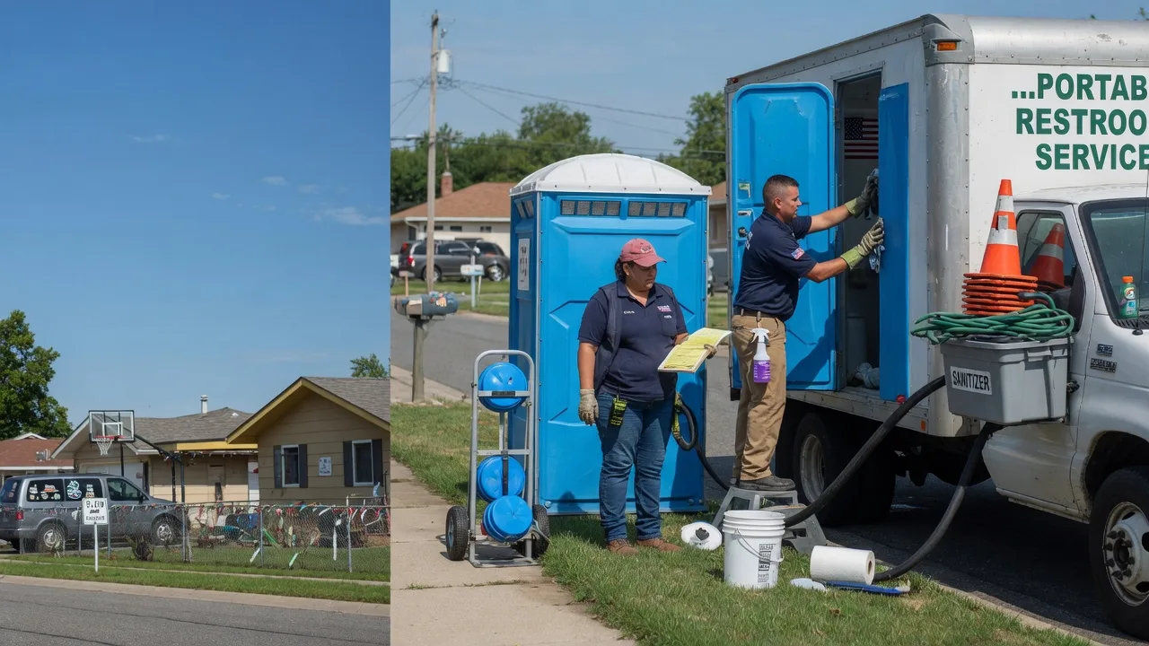 Portable Toilet Rental in Rowena, TX near me